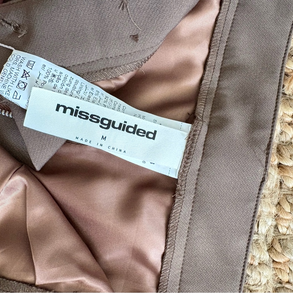 Missguided Brown Mini Skirt - Picture 3 of 4